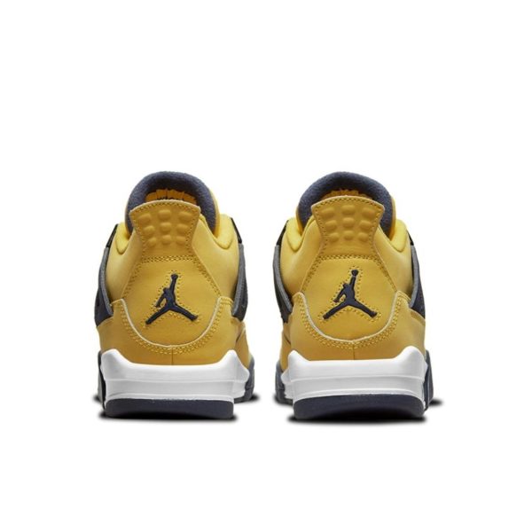 Air Jordan 4 Lightning GS/黑色/黃色：圖片 5