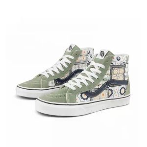 Vans SK8-Hi 淺灰/白色