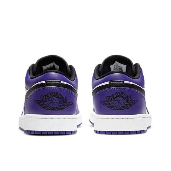 Air Jordan 1 Low "Court Purple" (GS) 白紫腳趾：圖片 4