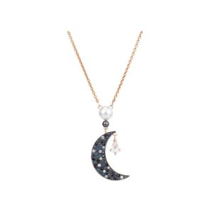 Swarovski/施華洛世奇月亮水晶項鍊5489534 玫瑰金5273290