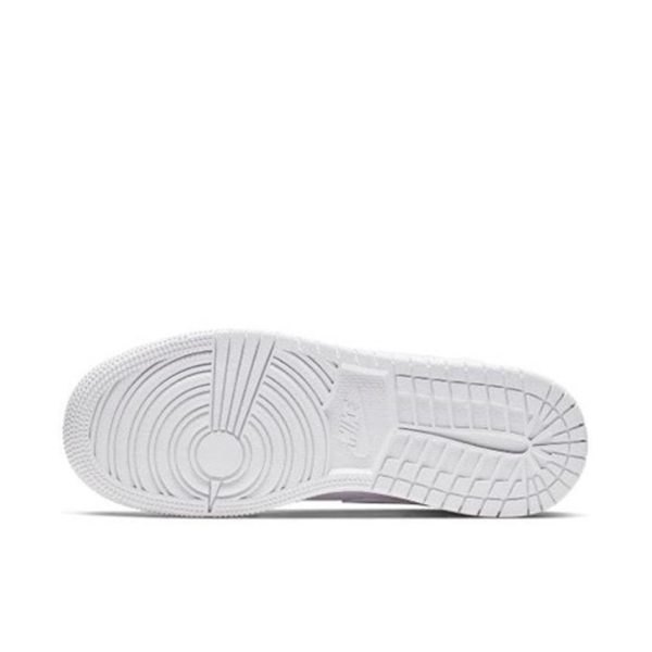 Air Jordan 1 Triple White 中幫/純白/荔枝皮：圖片 5