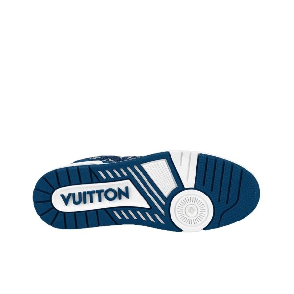 Louis Vuitton Trainer 藍白色：圖片 3