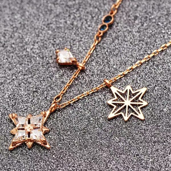 Swarovski/施華洛世奇八芒星星閃耀星星水晶項鍊5494352：圖片 4