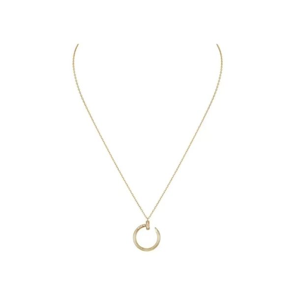 Cartier/卡地亞Juste un Clou釘子系列鑲鑽項鍊B3047000：圖片 3