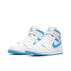 Nike Air Jordan 1 Mid 北卡藍女款籃球鞋