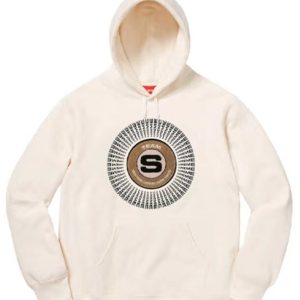 Supreme FW20 Week17 字母印花連帽衛衣米白色