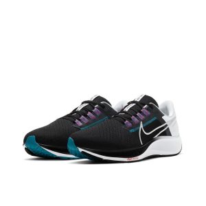 Nike Air Zoom Pegasus 38 黑色/金屬銀/白色/氯藍
