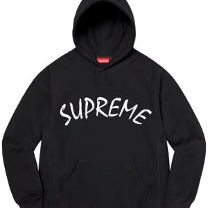 Supreme SS21 Week 8 FTP 弧形標誌刺繡連帽衛衣黑色