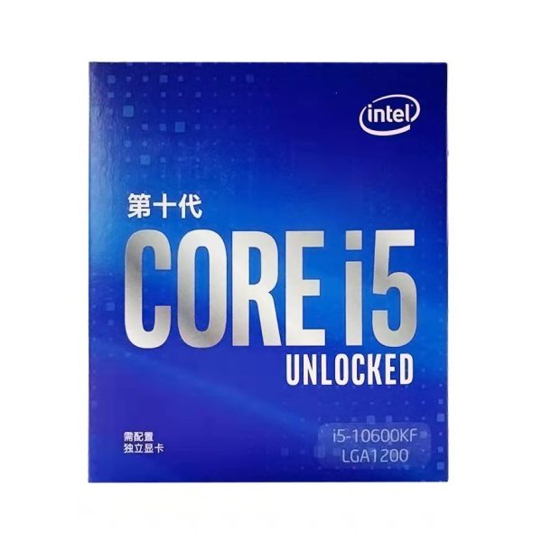 Intel/英特尔 i5-10600KF 6核12线程盒装CPU处理器 i5-10600KF