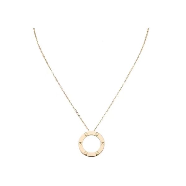 Cartier/卡地亞LOVE系列項鍊B7014400：圖片 3