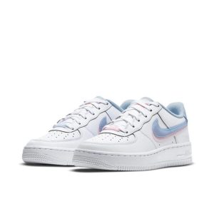 Nike Air Force 1 Low Double Swoosh 白藍粉紅雙鉤