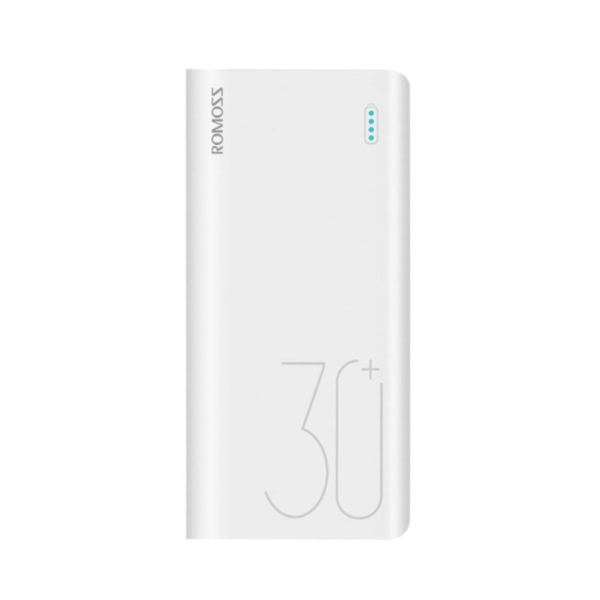 ROMOSS/罗马仕 30000mAh sense8+ 18W 移动电源 白色