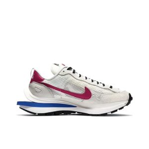 Sacai x Nike VaporWaffle royal fuchsia 一腳蹬輕便低筒運動休閒鞋男女同款灰白