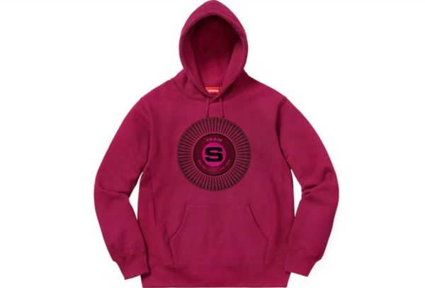 Supreme FW20 Week17 字母印花連帽衛衣酒紅色：圖片 2