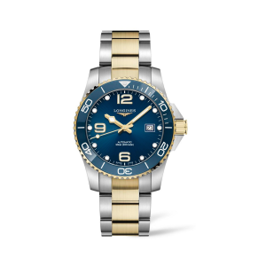 【彭于晏同款】Longines/浪琴康卡斯潛水系列41mm 太陽飾紋錶盤自動機械男士手錶L3.781.3.96.7