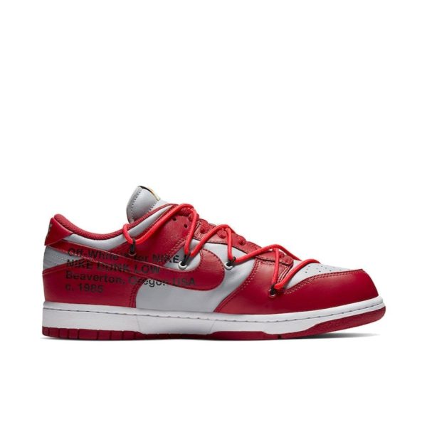 Nike Dunk University Red 低筒/OW聯名/紅灰：圖片 5