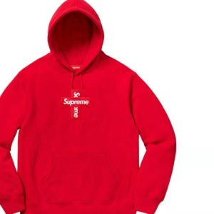 Supreme FW20 Week15 Cross Box 十字架連帽衛衣紅色