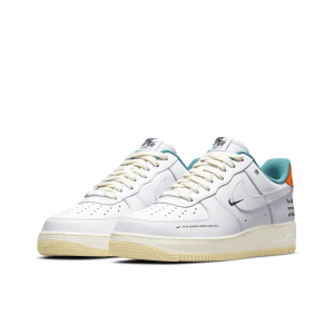 Nike Air Force 1 低筒/雙鉤/白綠橙