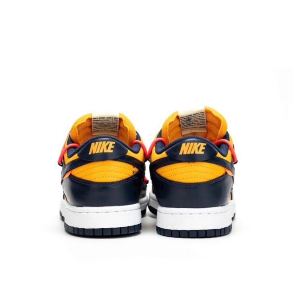 Nike Dunk Michigan/University Gold 低筒/OW聯名/黃色/藏藍：圖片 3