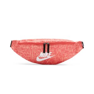 Nike 印花運動健身出行收納腰包胸包神秘灰燼紅DC5097-814