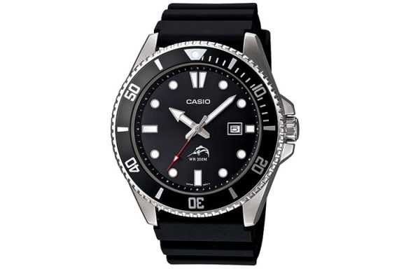 CASIO 卡西歐劍魚水鬼系列潛水錶夜光海洋指針石英三針錶商務休閒防水錶男錶黑水鬼平替日韓錶MDV106-1A