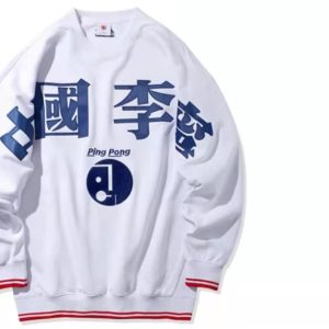 LINING 中國李寧巴黎時尚走秀款衛衣白色