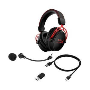 HYPERX/极度未知  Cloud Alpha Wireles  头戴式无线游戏耳机 黑红