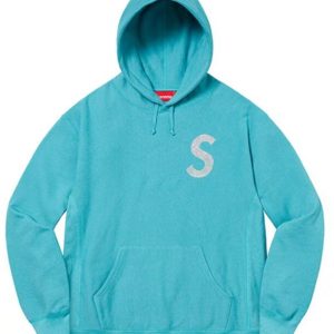 Supreme SS21 Week 6 X Swaroviski 聯名水晶標誌衛衣藍色