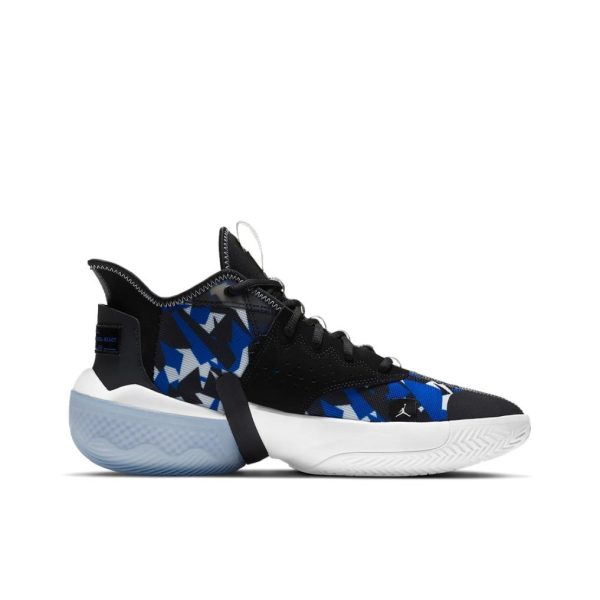 Jordan React Elevation PF 黑色/白色/賽車藍：圖片 2