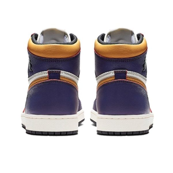 Air Jordan 1 x Nike SB High OG Court Purple 湖人刮刮樂籃球鞋男女同款：圖片 2