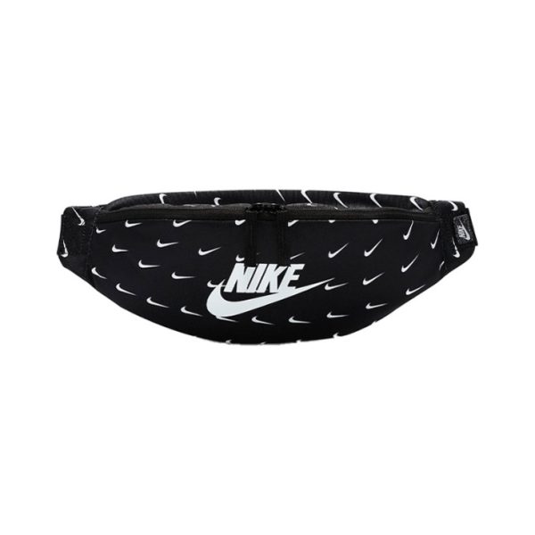 Nike 滿印Logo印花單肩斜背腰包黑色DM2161-010