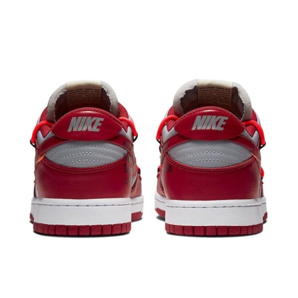 Nike Dunk University Red 低筒/OW聯名/紅灰：圖片 3