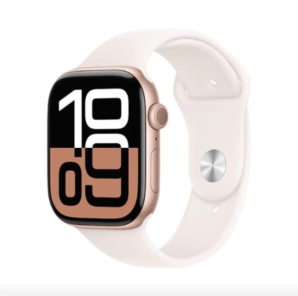 Apple/蘋果Apple Watch Series 10（46mm）鋁金屬錶殼智慧手錶設計更輕薄銀色+運動錶帶GPS版S/M 運動錶帶：圖片 2