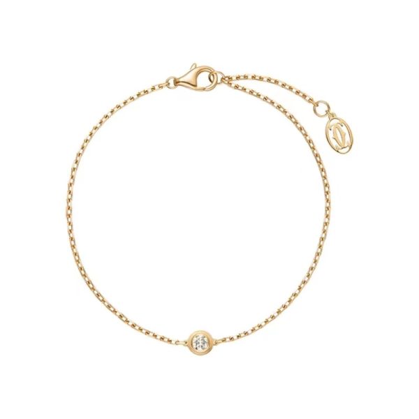 Cartier/卡地亞Diamants Légers系列鑲鑽手鍊B6040300：圖片 2