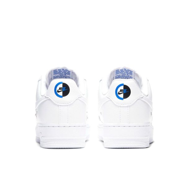 Nike Air Force 107 Lx Chrom Luxe 四鉤白藍女款：圖片 3